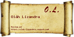 Oláh Lizandra névjegykártya